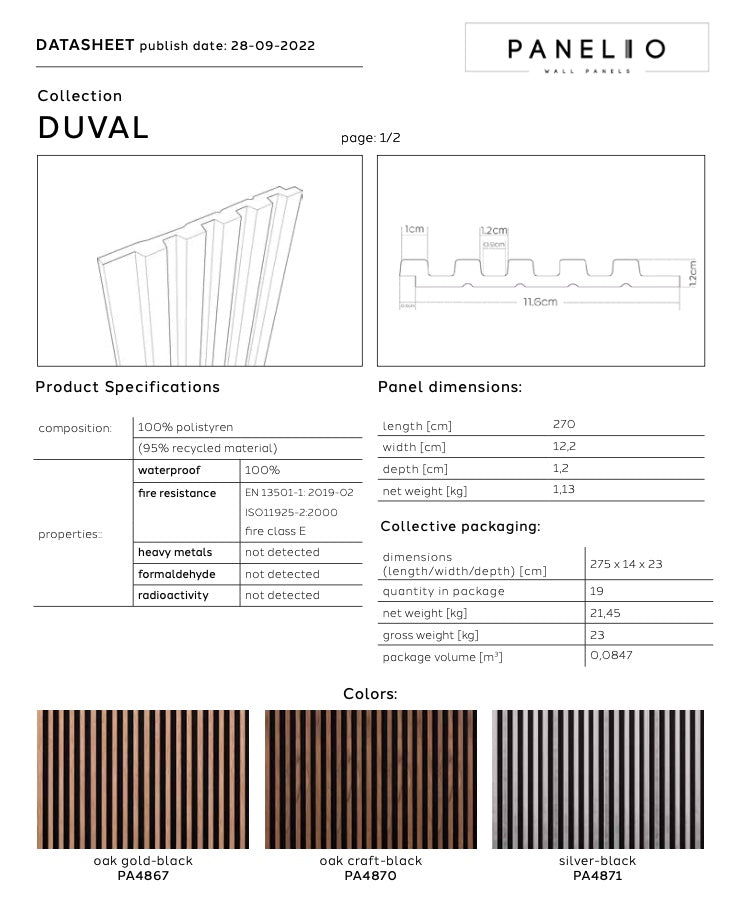 DUVAL Wall Panel