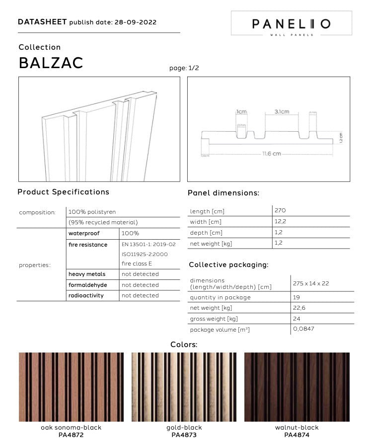 BALZAC Wall Panel